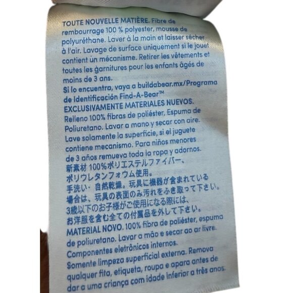 Build A Bear Brown Sloth Hugs w/ Hands & Feet Plush Stuffed Support Pet Toy - Picture 12 of 16